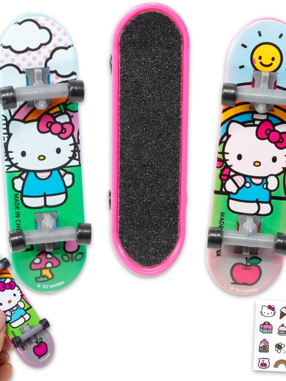 FREE WITH ANY BUY❤️Sanrio Hello Kitty 3 Pack Fingerboards Finger Skateboards - Picture 4 of 7